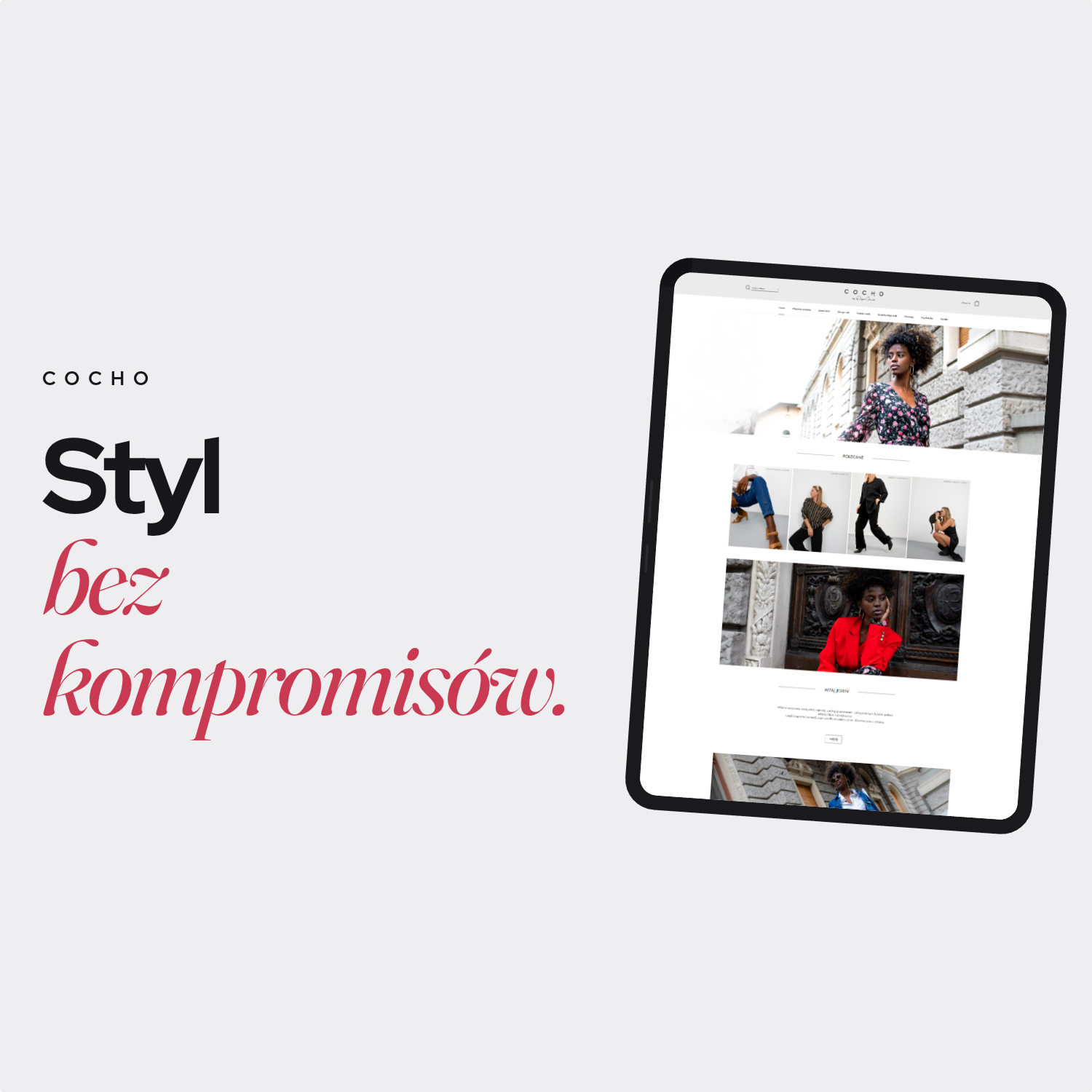 Sklep internetowy dla autorskiej marki modowej projektantki